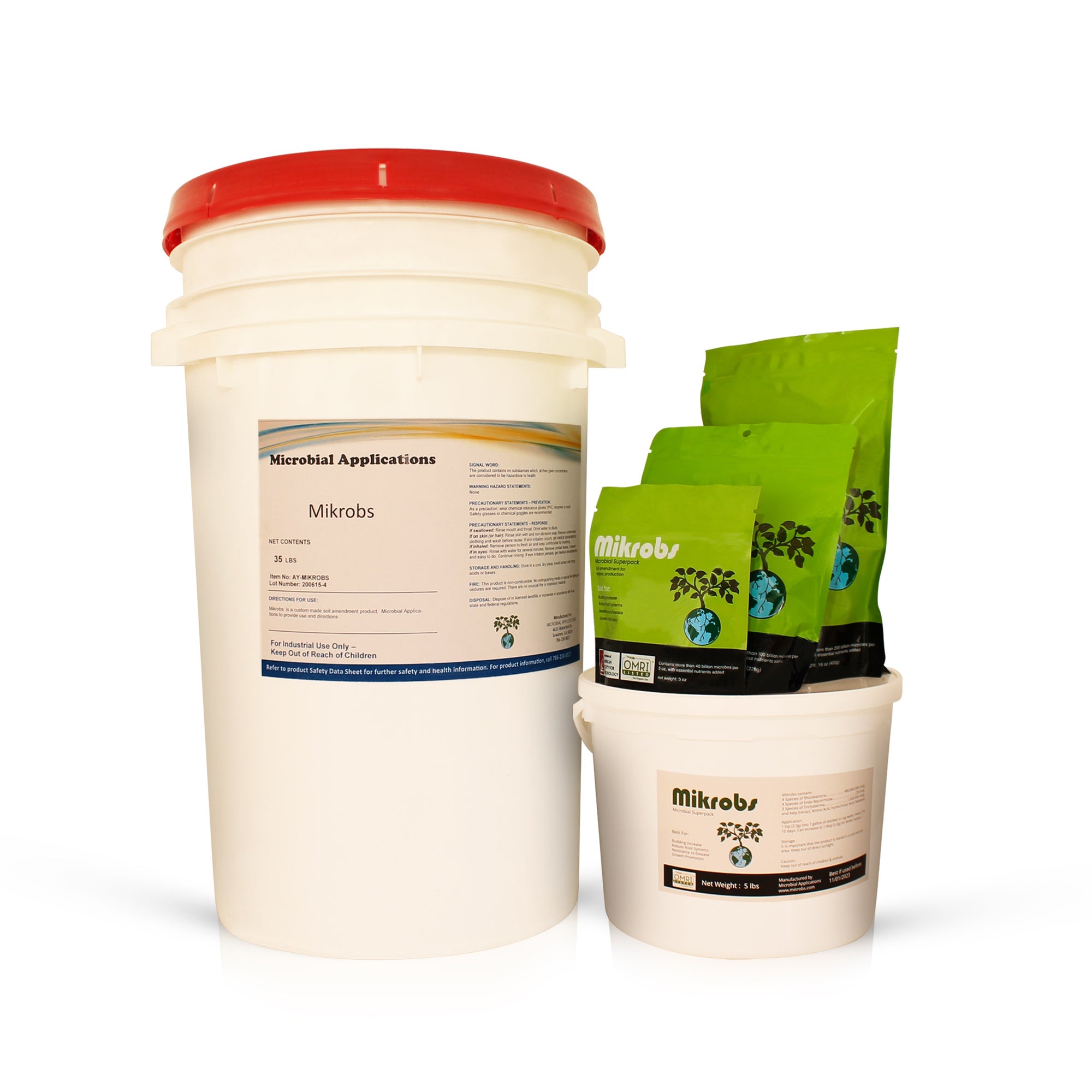 Mikrobs- Microbial Superpack Pail (5 lbs / 35 lbs)