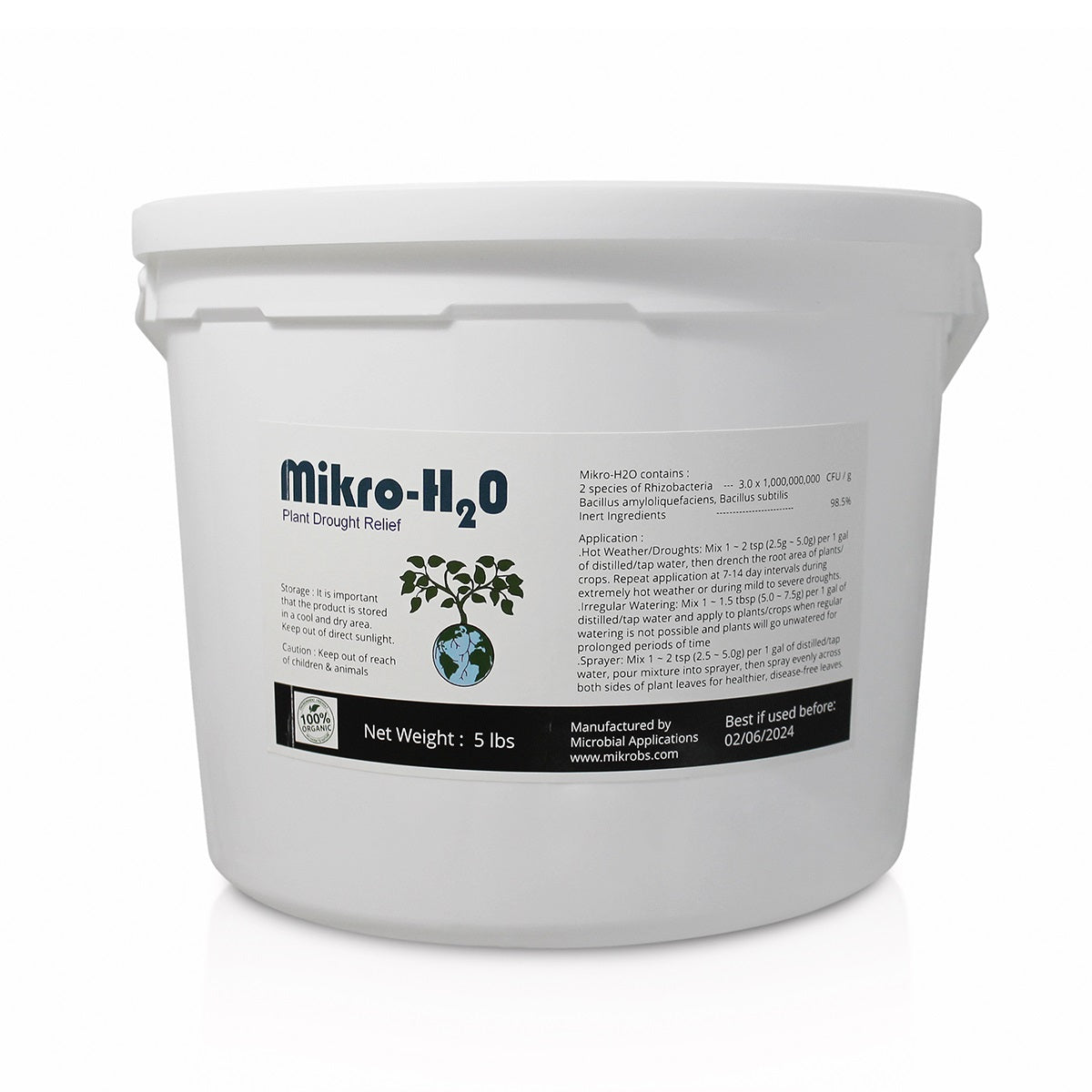 Mikro-H2O Pail (5 lbs / 25 lbs)