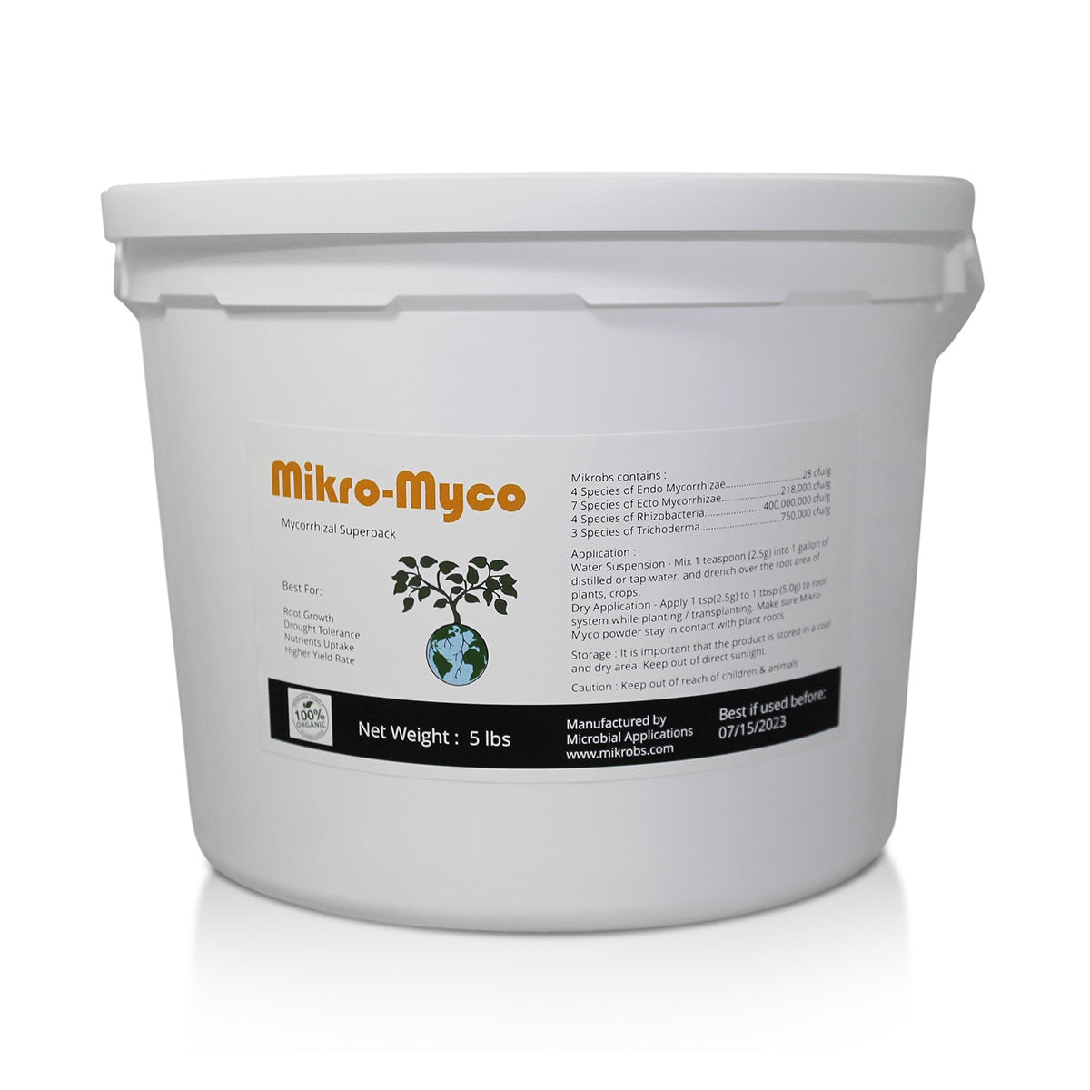 Mikro-Myco Pail (5 lbs / 30 lbs)