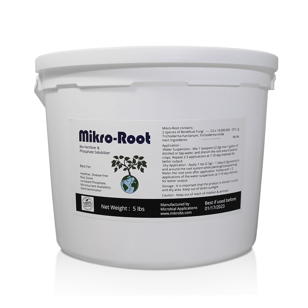 Mikro-Root Pail (5 lbs / 25 lbs)